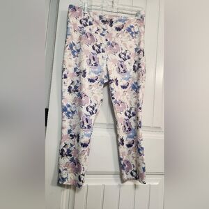 Floral Print Workout Leggings in Pastel Shades By CALI ACTIVE